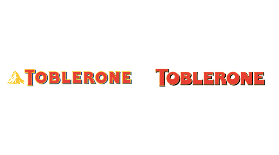 rebranding toblerone